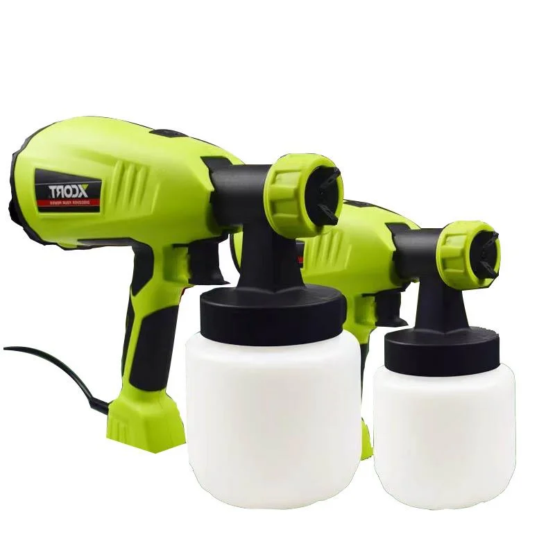 Pistolet de Pulvérisation Électrique XCORT 500W – Godet 800ml, Buse Double