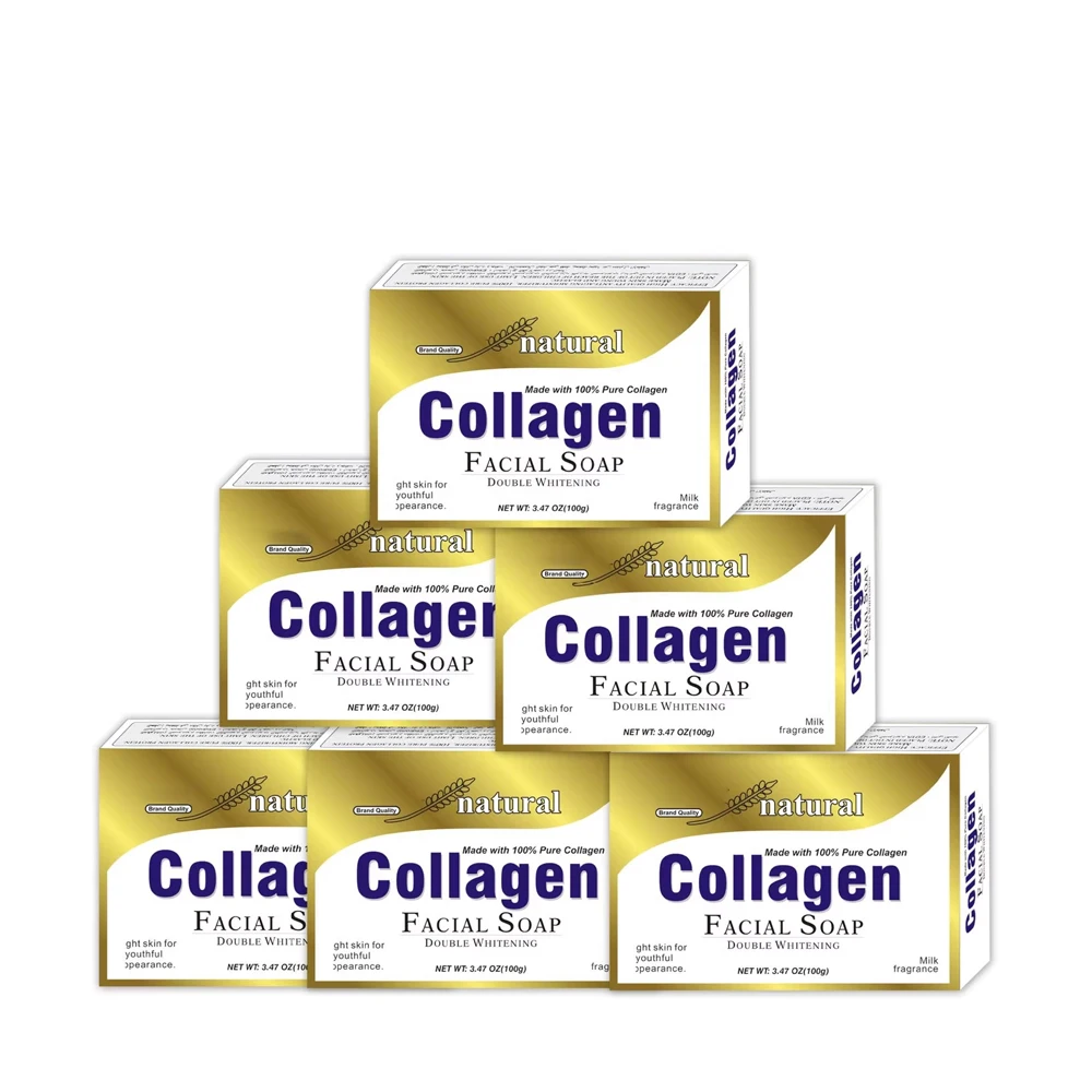 Savon Artisanal Blanchissant au Collagène 100g – Soin Naturel Anti-Âge Tous Types de Peau