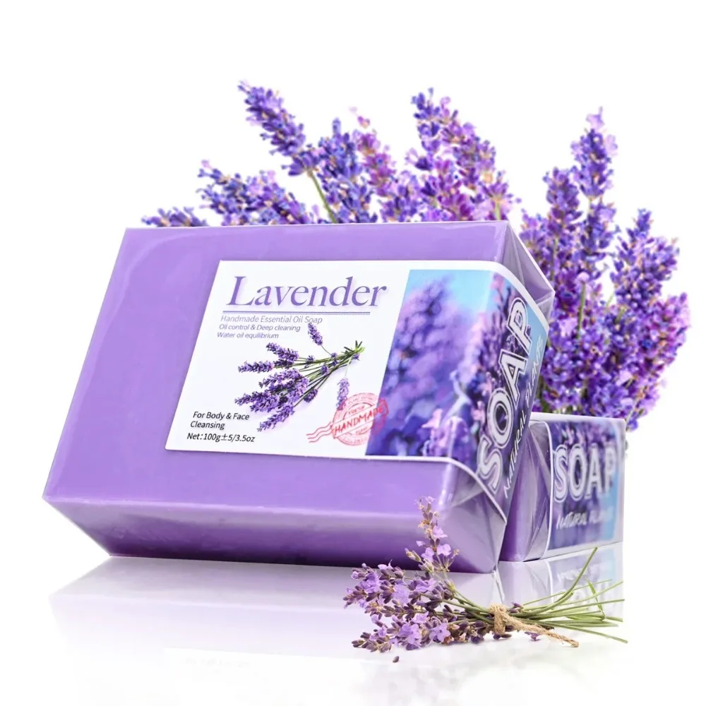 Savon Artisanal Lavande & Beurre de Karité – Nettoyant Hydratant Contrôle Sébum Visage & Corps