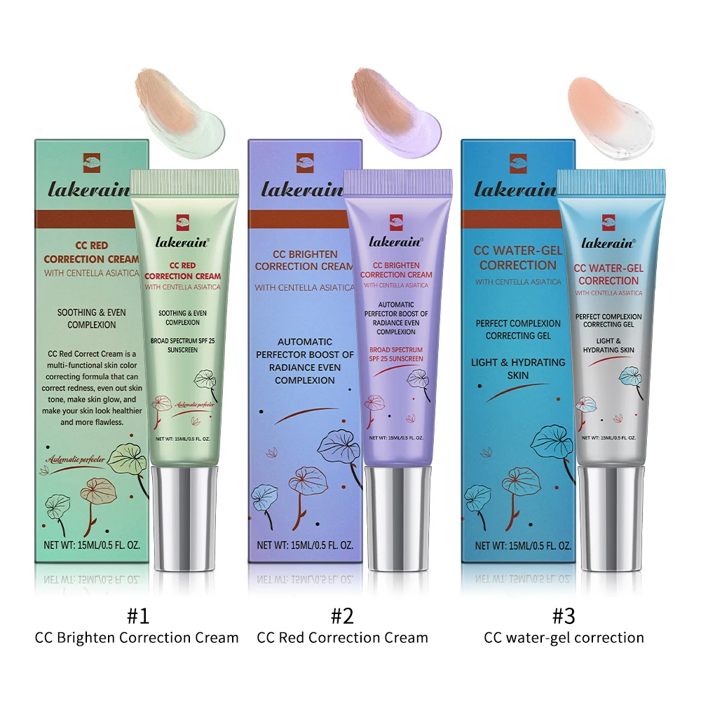 CC Cream Centella Asiatica – Fond de Teint Liquide Couvrant & Hydratant, Change de Couleur