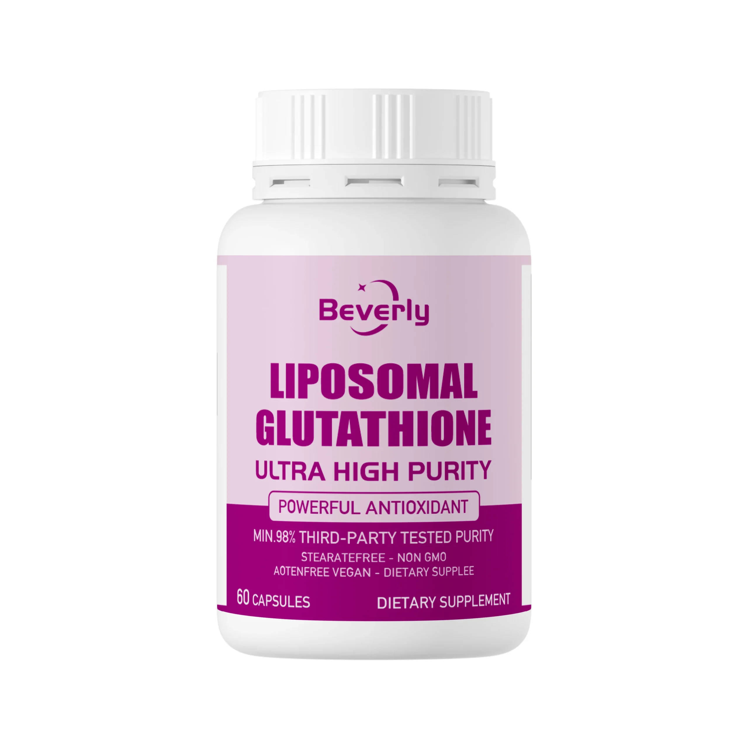Capsules Glutathion + Collagène + Vitamine C Beverly | Éclat & Énergie | 60 capsules