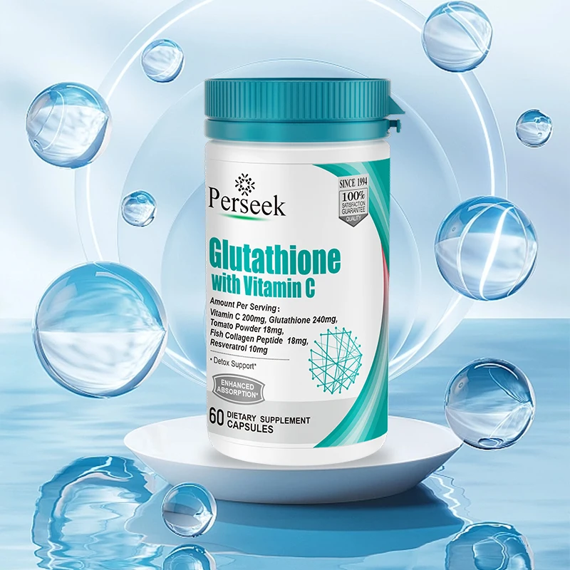Capsules Glutathion Perseek 240mcg – Éclaircissement & Éclat de la Peau | 60 Capsules
