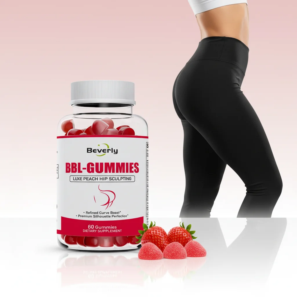 Gummies BBL Maca Beverly – Hanches, Fesses & Courbes | Vegan, Sans OGM – 60 Gummies