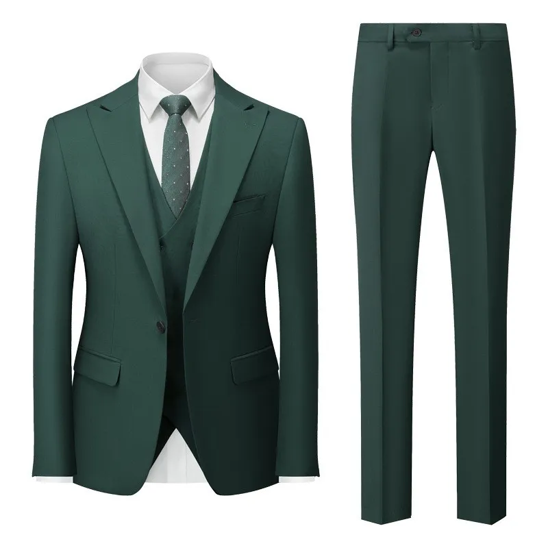 Costume Mariage Homme 3 Pièces Sur Mesure | Veste + Gilet + Pantalon | Coupe Ajustée