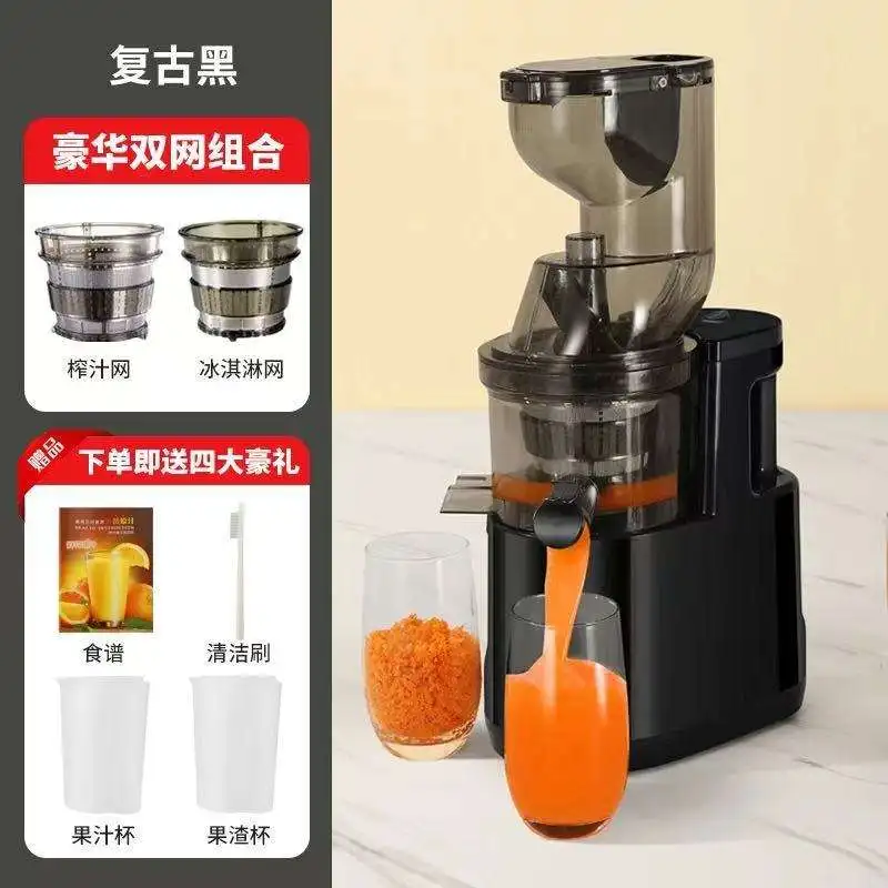 Extracteur de Jus Électrique Multifonction Inox 5 Vitesses – 2.6L Portable