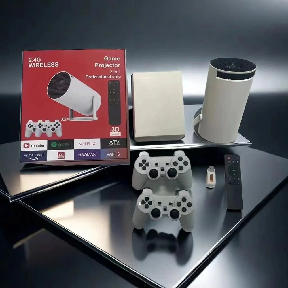 Projecteur Portable F320 Android 11 | 720P | 20 000 Jeux | WiFi | HIFI Stéréo