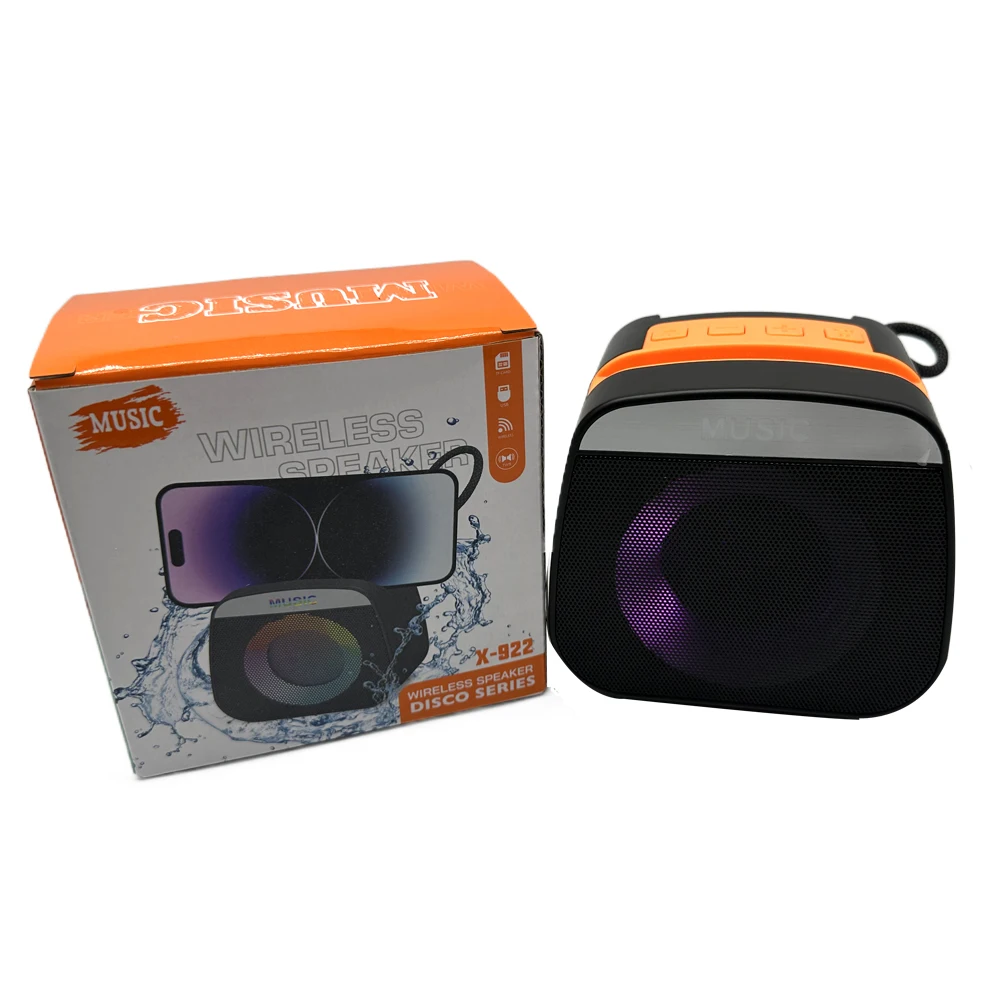 Mini Enceinte Bluetooth X-922 Stéréo Portable – Son Puissant & Design Métallique