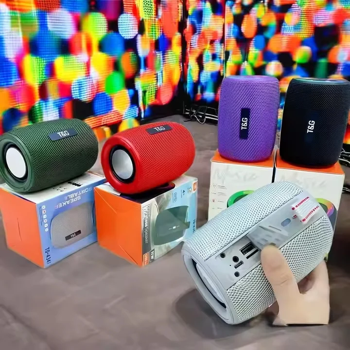 Enceinte Bluetooth Portable TG434 Mini Karaoké Rechargeable avec Micro Intégré