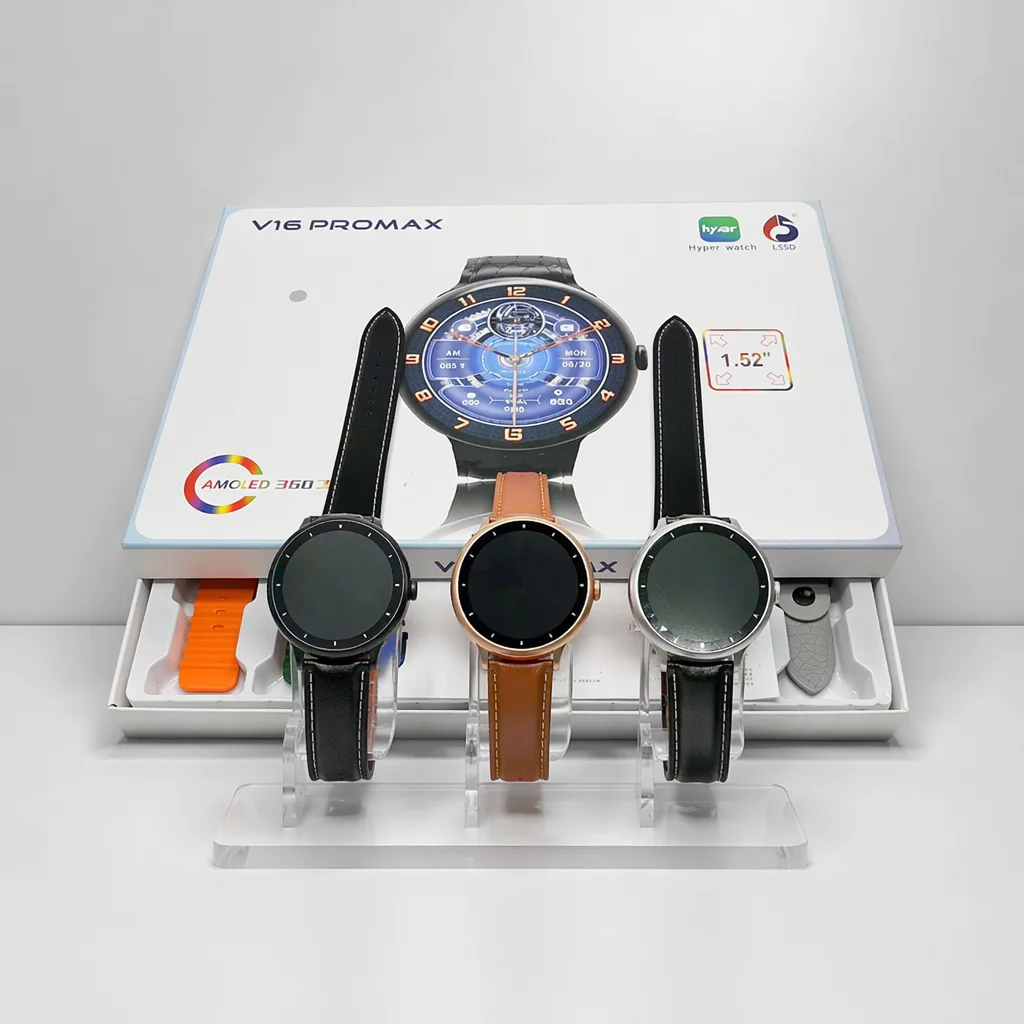 Montre Connectée V16 Pro 7en1 – Appels BT, Fréquence Cardiaque, IP67, Android & iOS
