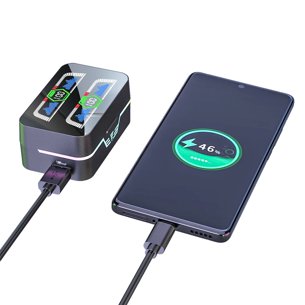 Écouteurs Sans Fil DX-42 Bluetooth 5.5 ENC Anti-Bruit IPX-5 Touch Control