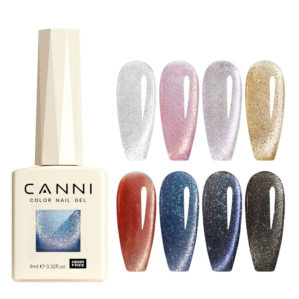 CANNI Gel Polish 9D Cat Eye Caméléon – Vernis UV Longue Durée 9ml