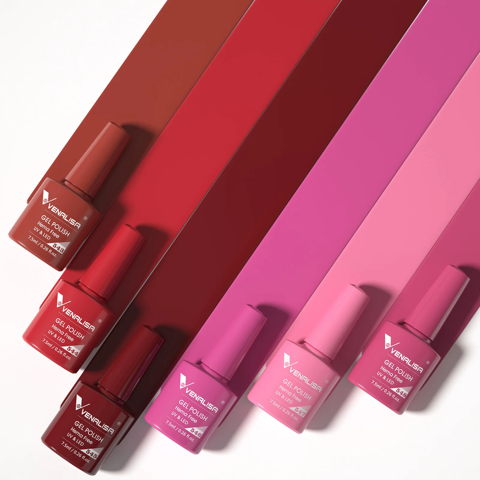 Kit Vernis Gel UV Venalisa 6 Pièces – Manucure Professionnelle Longue Durée