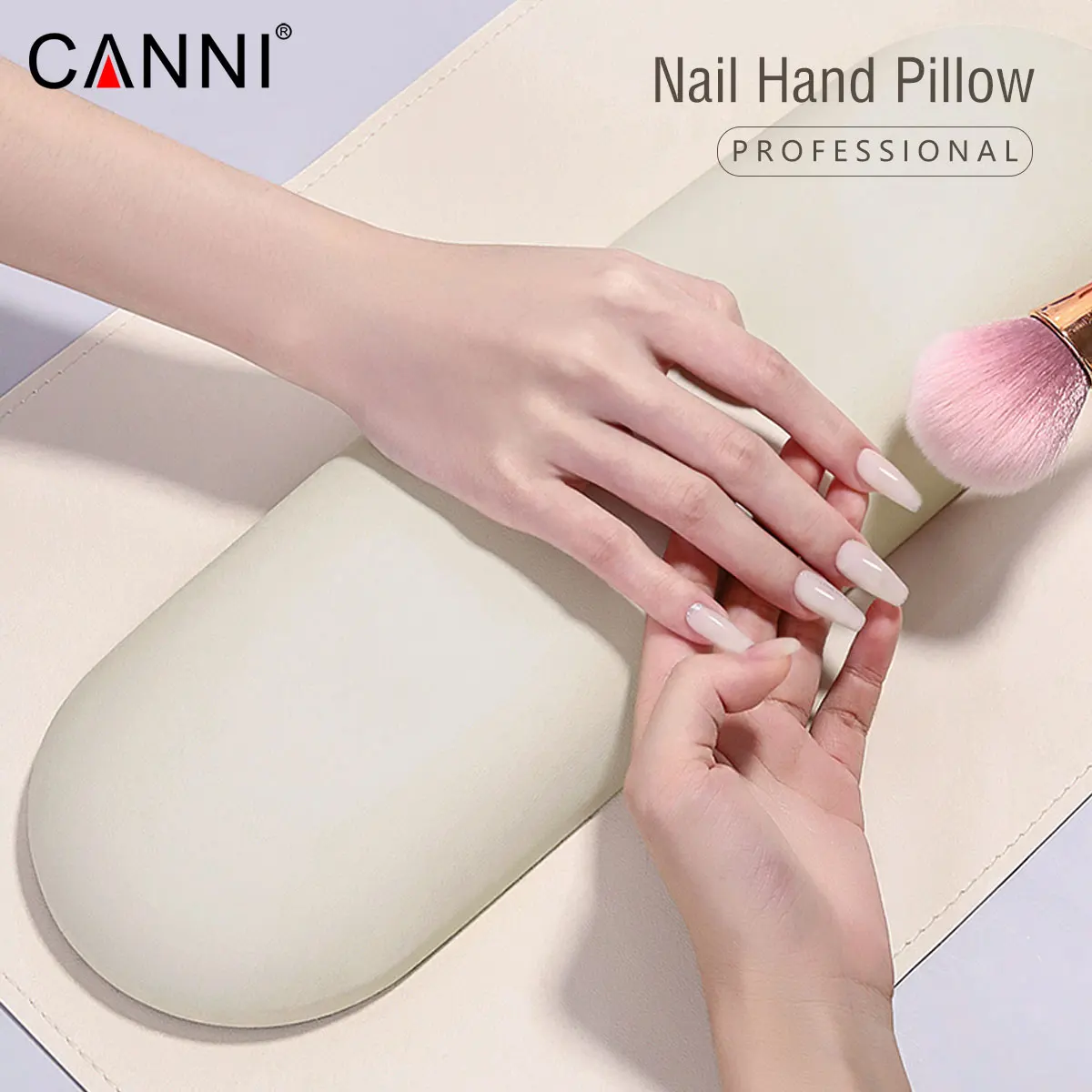 CANNI Repose-Main Ovale Professionnel pour Nail Art – Confort & Précision