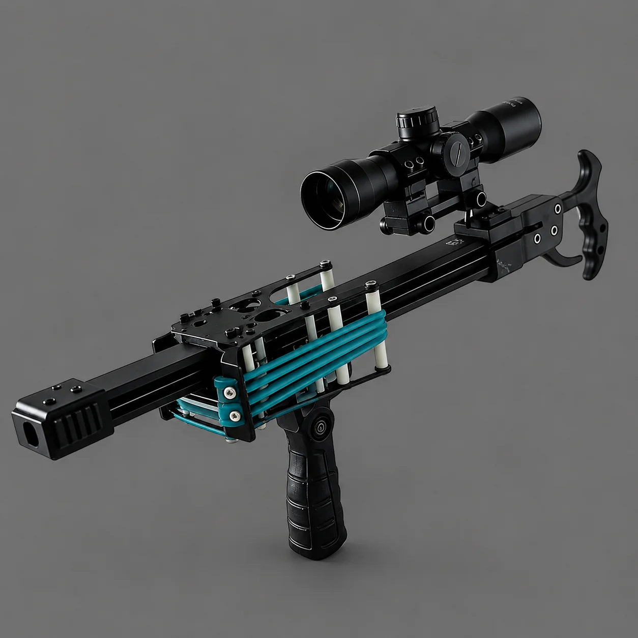 Lance-pierre professionnel haute puissance – Fronde de chasse outdoor avec arbalète – Noir