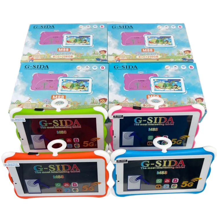 Tablette Enfant 7 Pouces Android 126Go Octa-Core avec Slot SIM – Éducative et Ludique