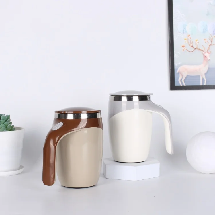 Tasse Automatique Magnétique eMerit 400ml – Mélange Sans Effort, Rechargeable & Stylée