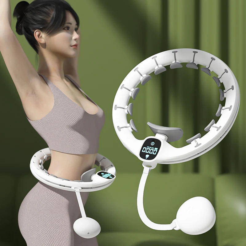 Hula Hoop Intelligent Réglable – Compteur de Calories & Fitness Maison