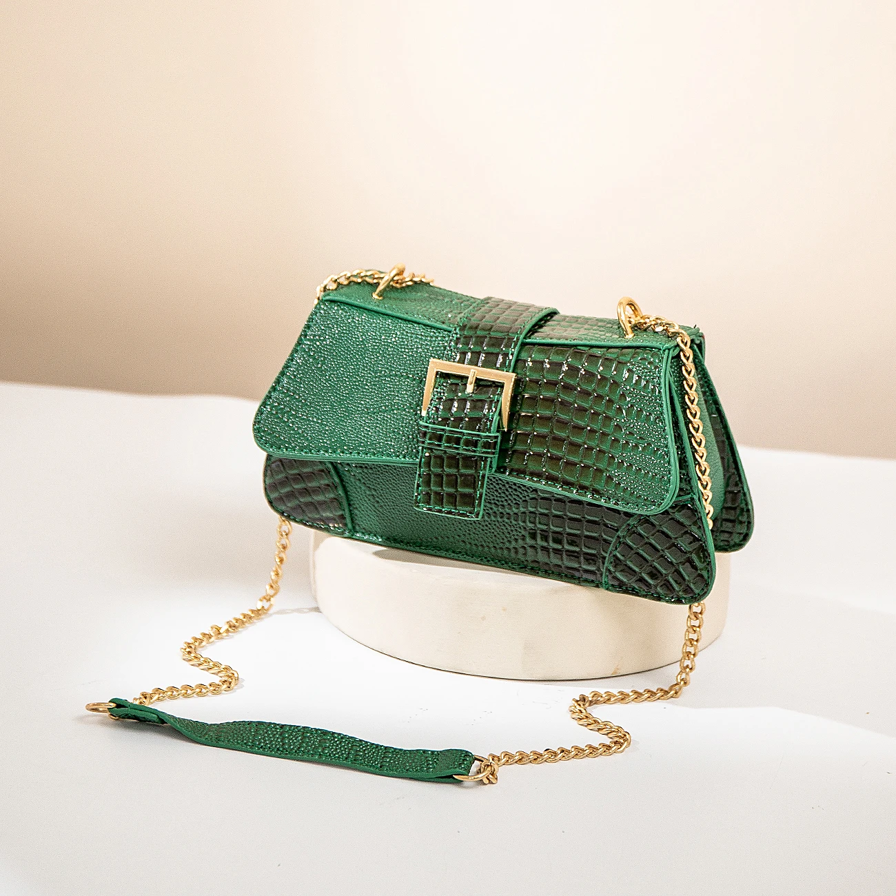 Sac à main femme JIALI – Motif serpentin brodé, imperméable, bandoulière tendance
