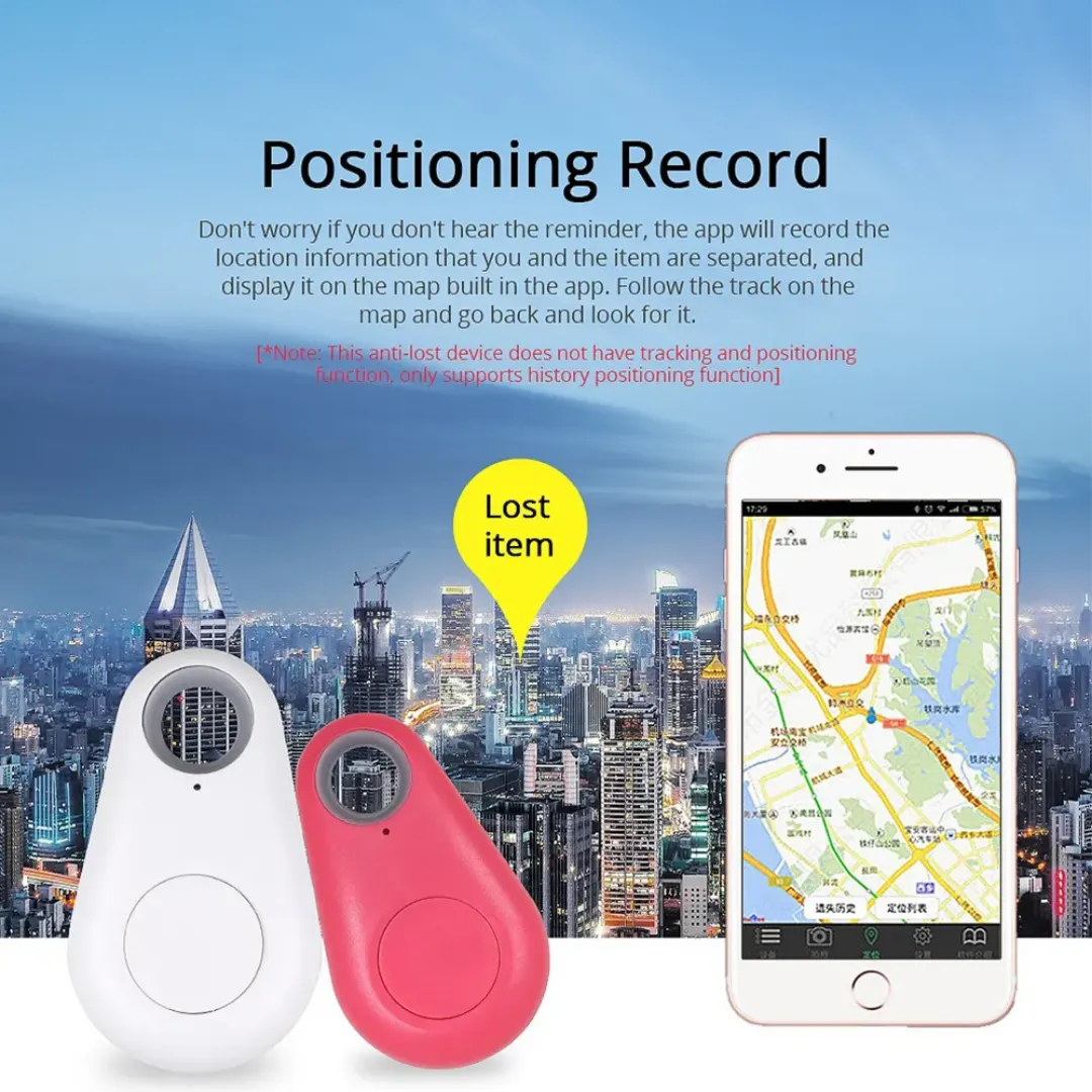 Porte-clés Localisateur Intelligent – Alarme Anti-Perte Bluetooth avec Application Mobile