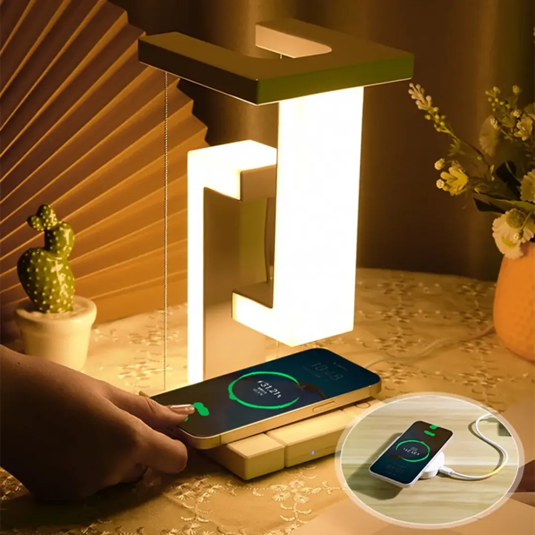 Lampe de table design à lévitation magnétique – Éclairage moderne pour bureau et chambre