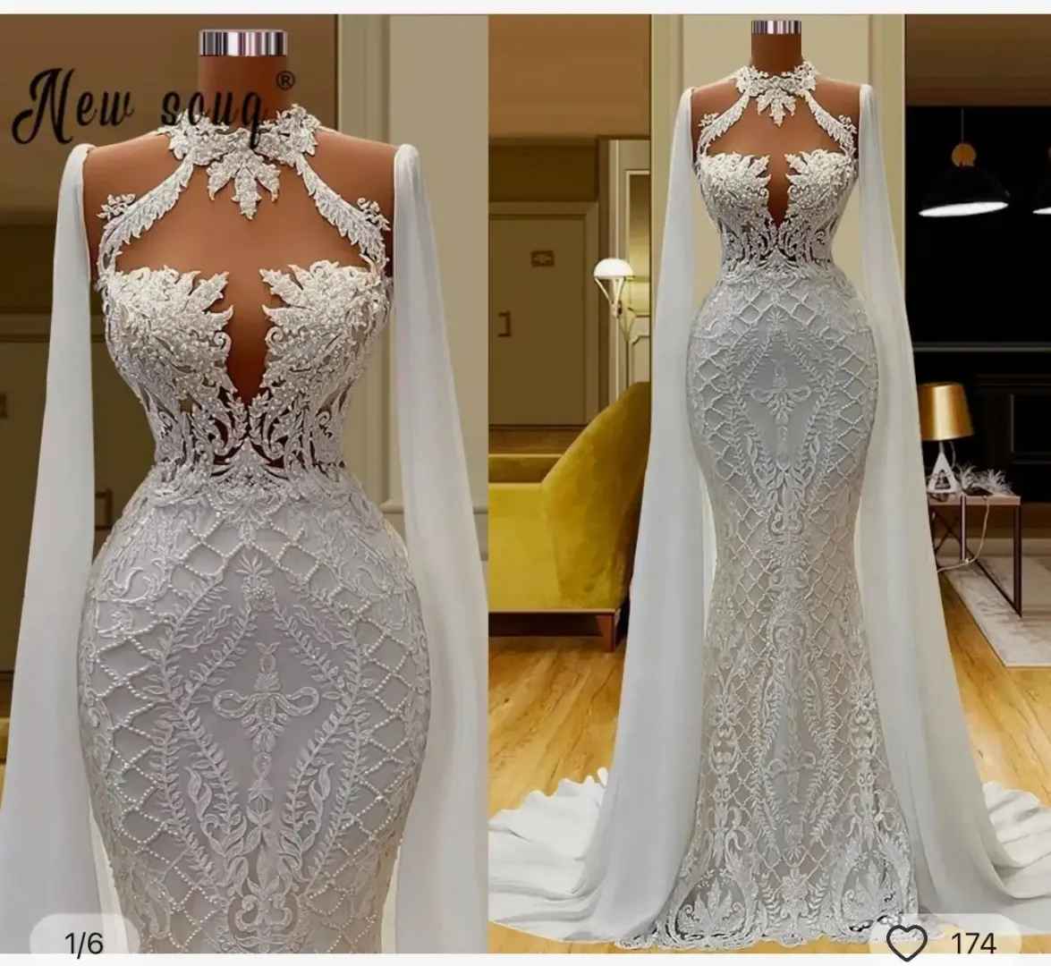 Robe de mariée sirène en dentelle – Élégance & Raffinement