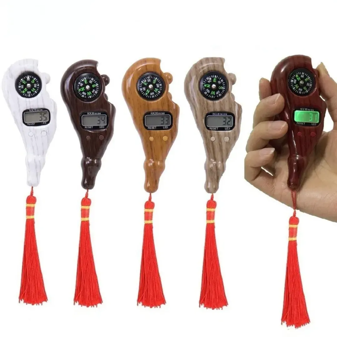 Compteur de Chapelet Électronique Numérique avec Boussole – Tasbih Digital Portable