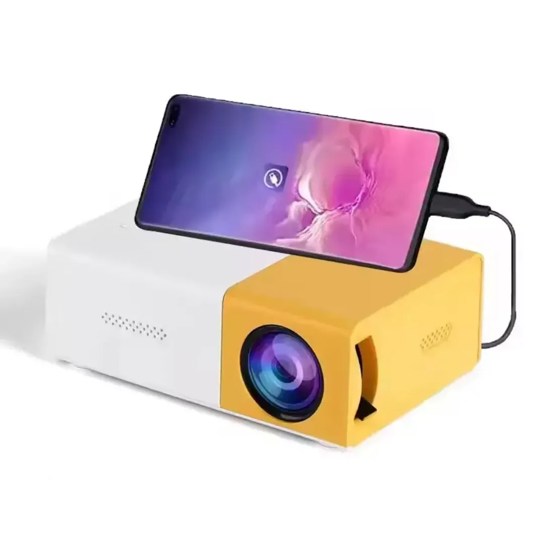 Mini Projecteur HD 1080P YG300 | Portable, Connectable au Téléphone, Maison & Bureau
