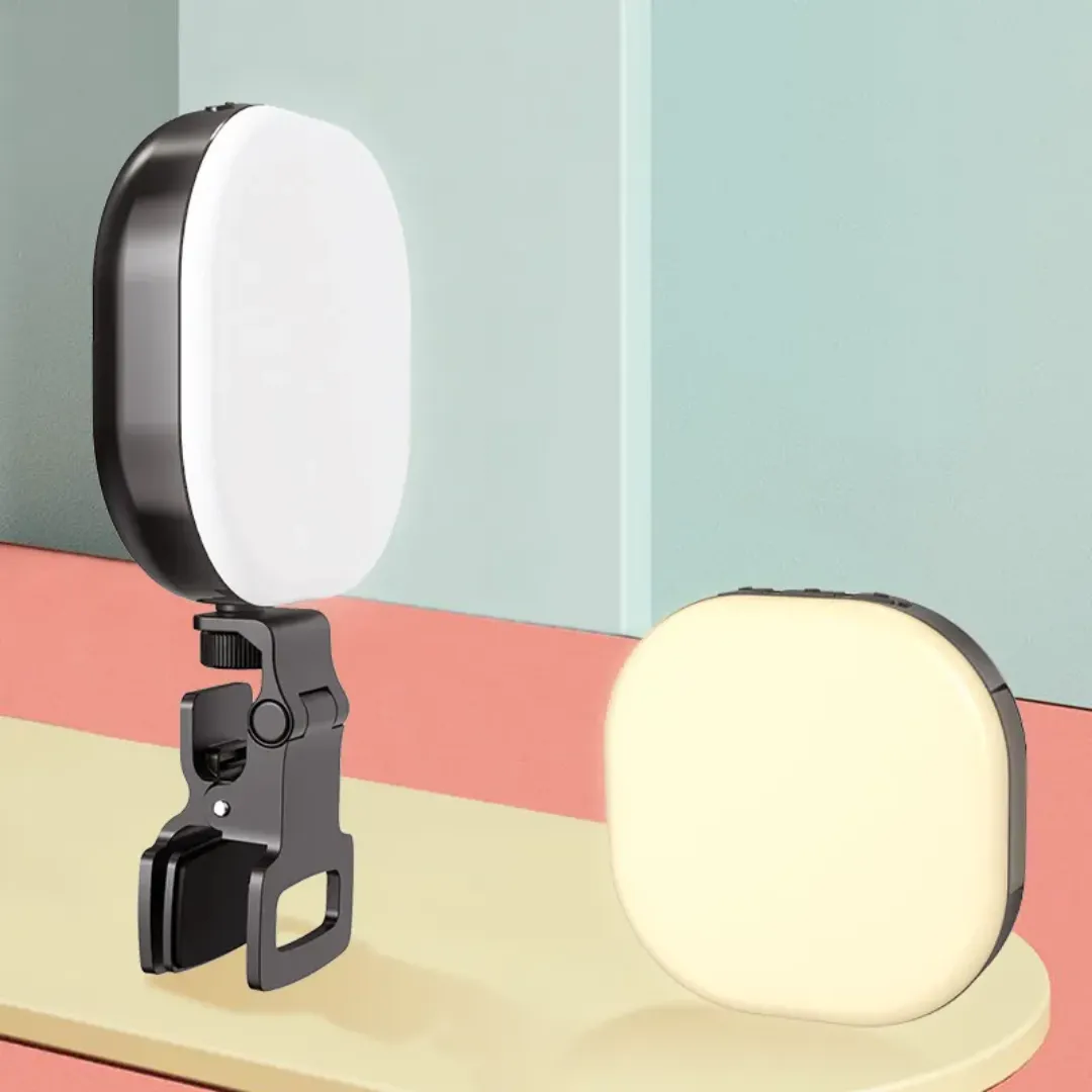 Mini Moonlight Lamp LED – Éclairage de Remplissage pour Smartphone, Vlogging, Selfies et Streaming