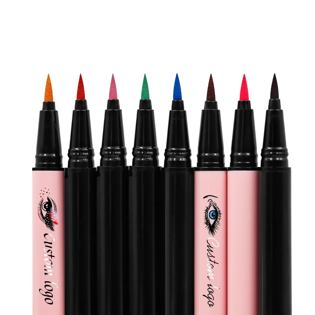 Stylo de Maquillage 4 en 1 – Eyeliner Liquide Waterproof Longue Durée 48 couleur – Vegan et Personna