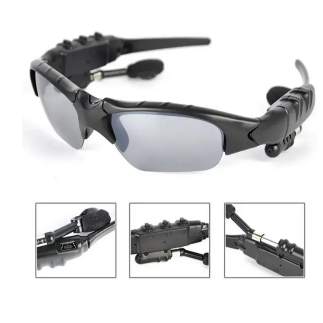 Lunettes de Sport Bluetooth 5.0 – Écouteurs Intégrés, Appels et Musique, Verres Polarisés, Conduite, Cyclisme
