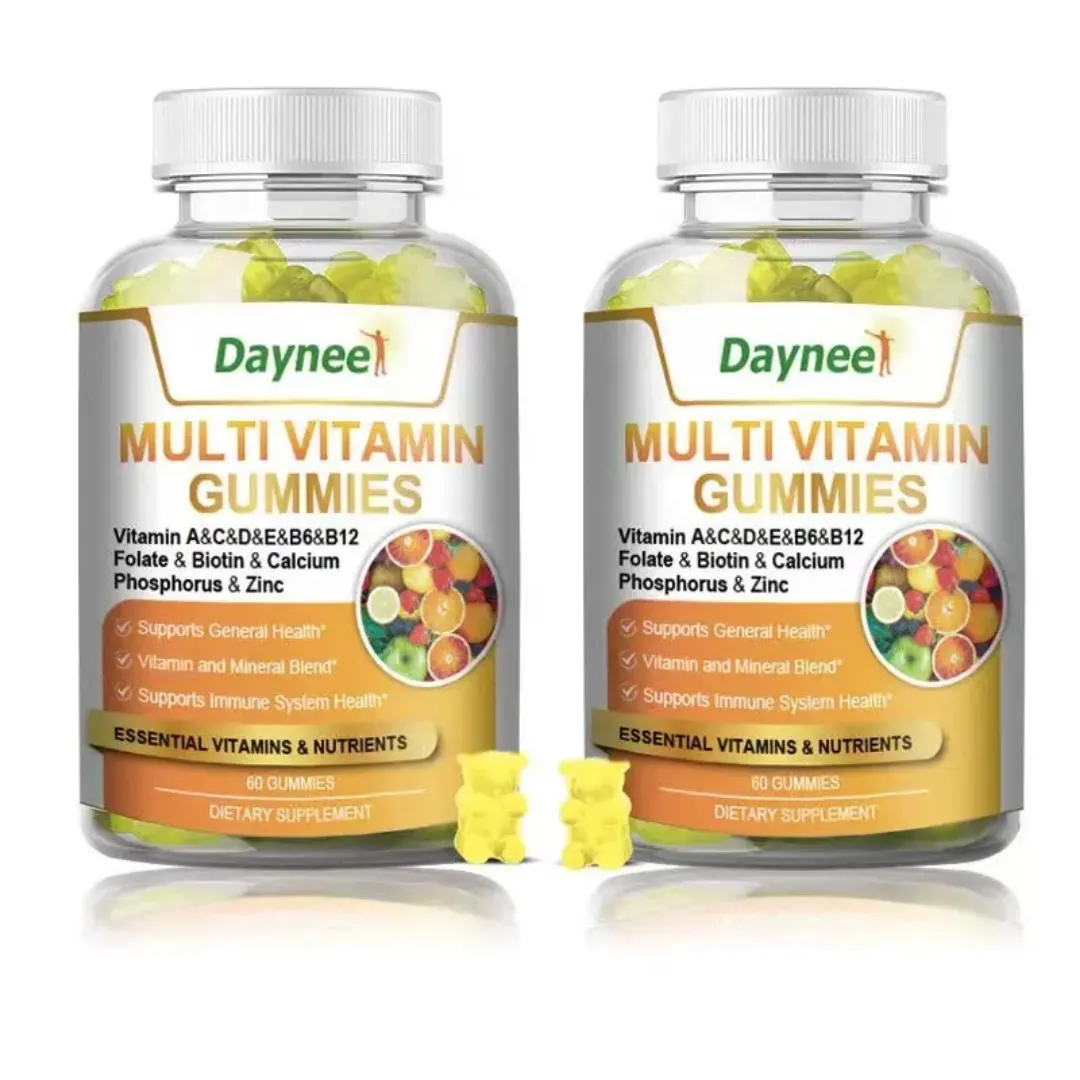 Gummies Multivitaminés pour Adultes et Enfants – Vitamines A à Zinc pour l’Immunité et la Santé Générale