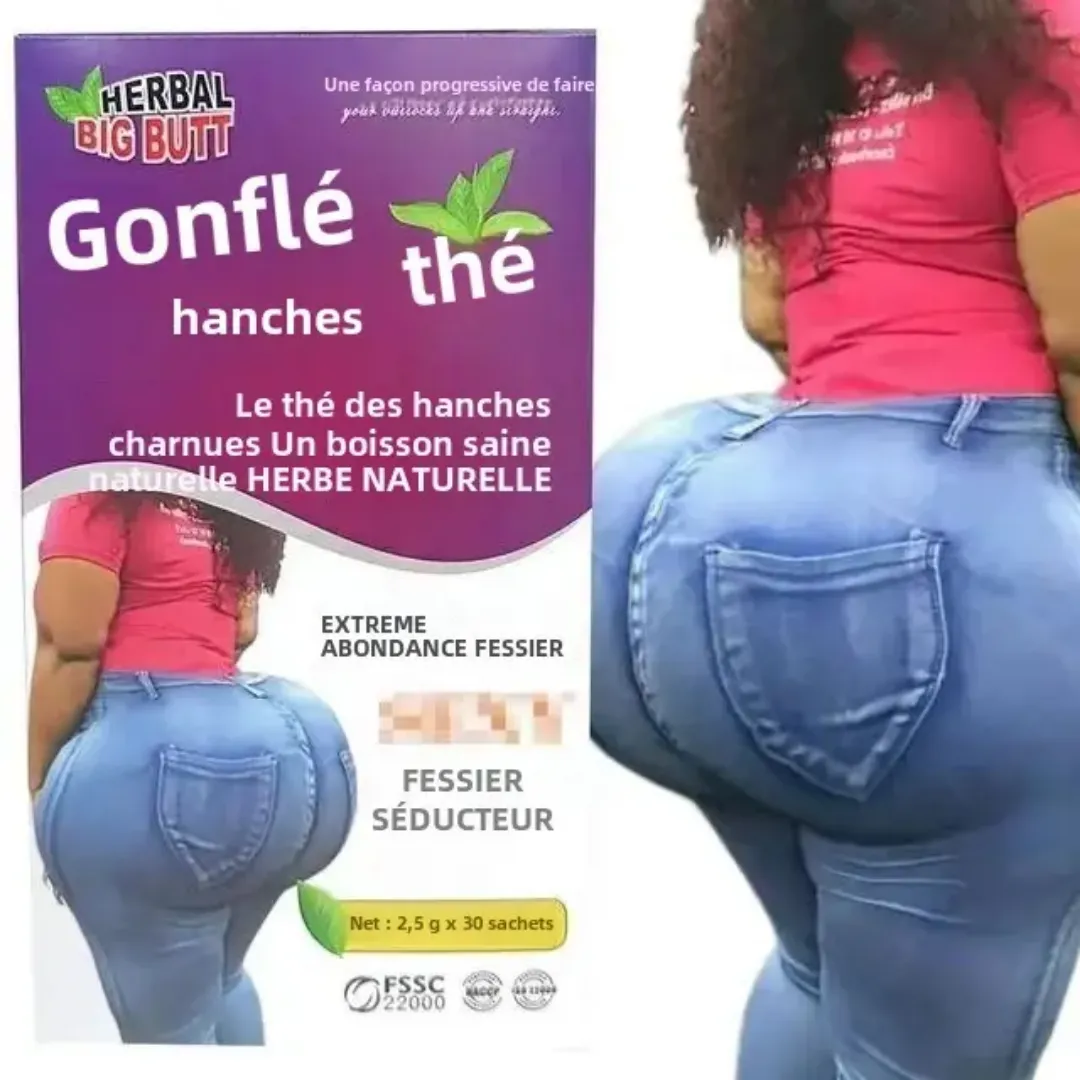 Thé Végétal pour Hanches Rebondies et Fessiers Volumineux – 30 Sachets à Base de Plantes Naturelles