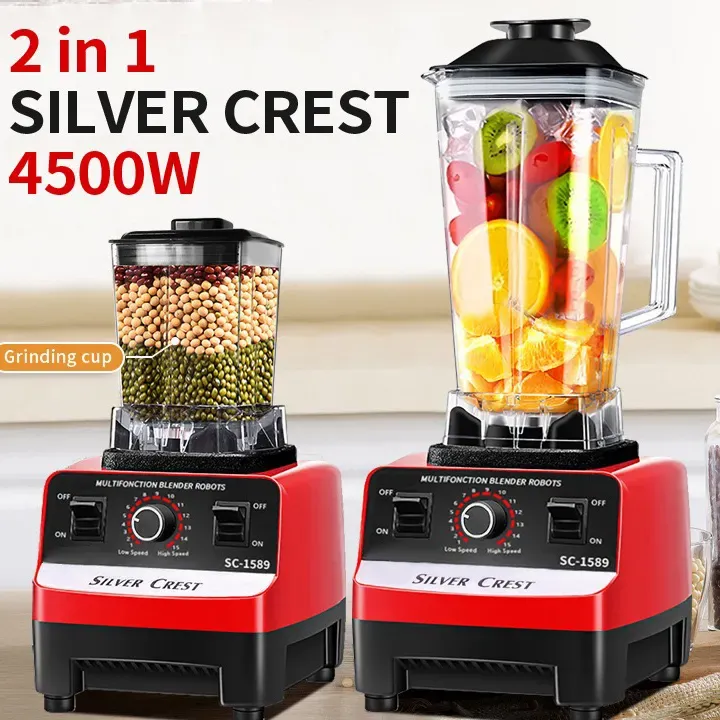 Mixeur 2 en 1 Silver Crest 4500W – Puissant et Multifonction