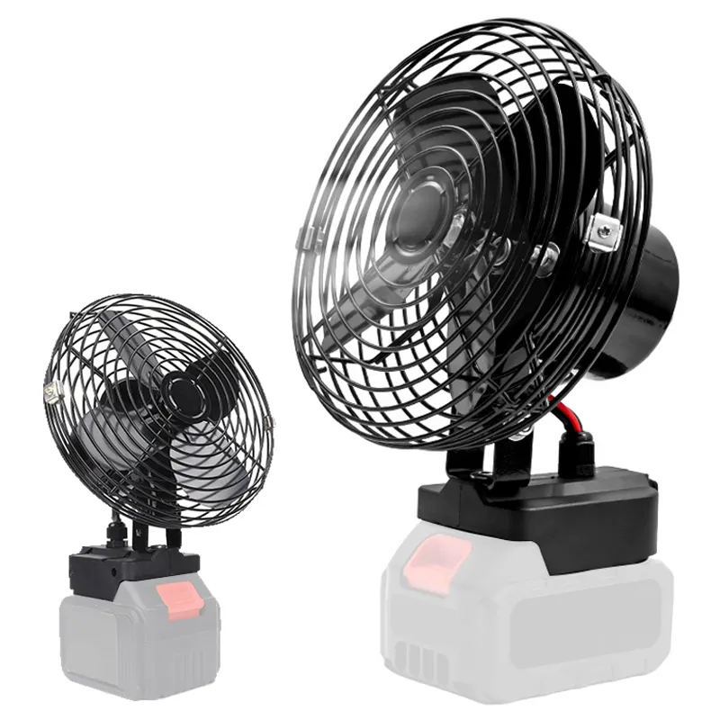 Ventilateur de sol rechargeable 8" – Autonomie 4 à 5h, économique et portable