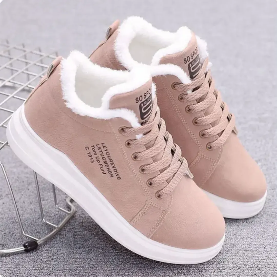 Baskets fourrées imperméables pour femmes – Chaudes, confortables et stylées