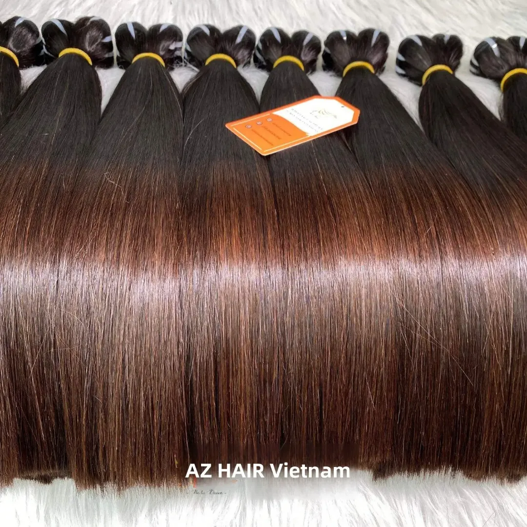 Cheveux 100% Naturels Vietnamiens Lisses - Qualité SDD - Paquets 14"/16" + Closure 2x6