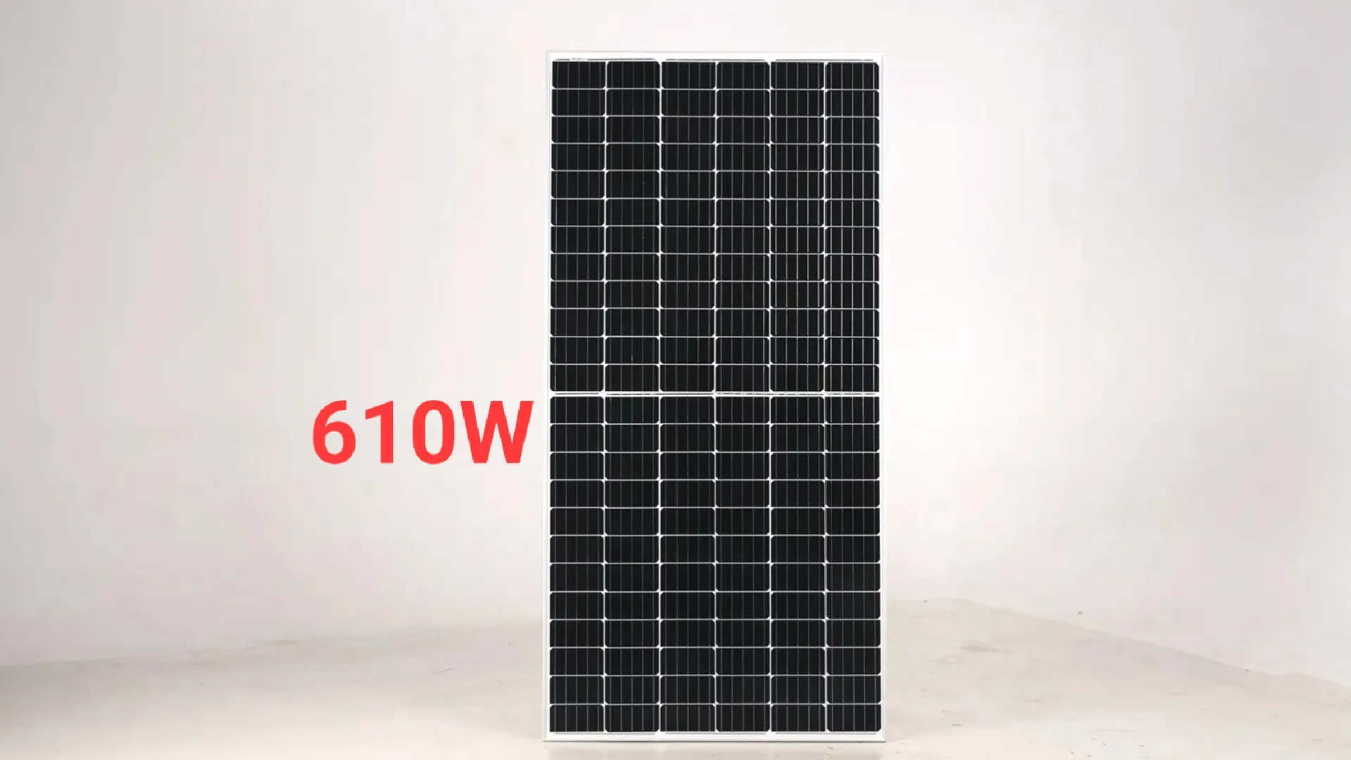 Panneau Solaire Bifacial Haute Performance 610W – Efficacité Énergétique Renforcée
