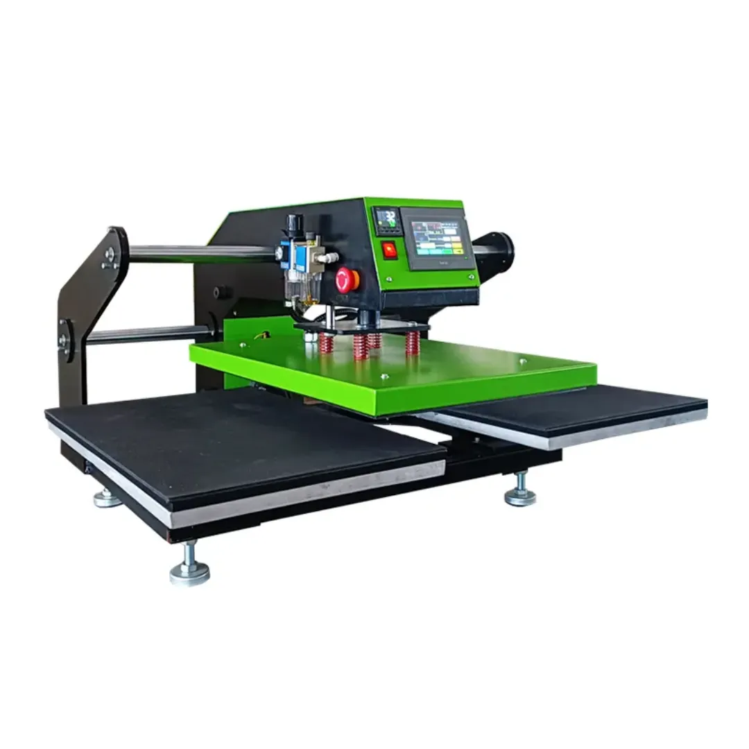 Machine Double Presse à Chaud Pneumatique Automatique – Sublimation Haute Précision avec Contrôleur Intelligent
