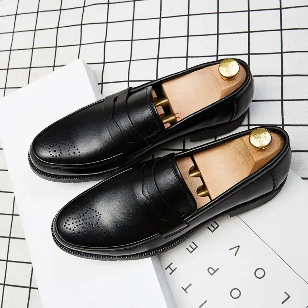 Chaussures habillées en cuir pour homme – Élégance formelle pour bureau, mariage et occasions spéciales