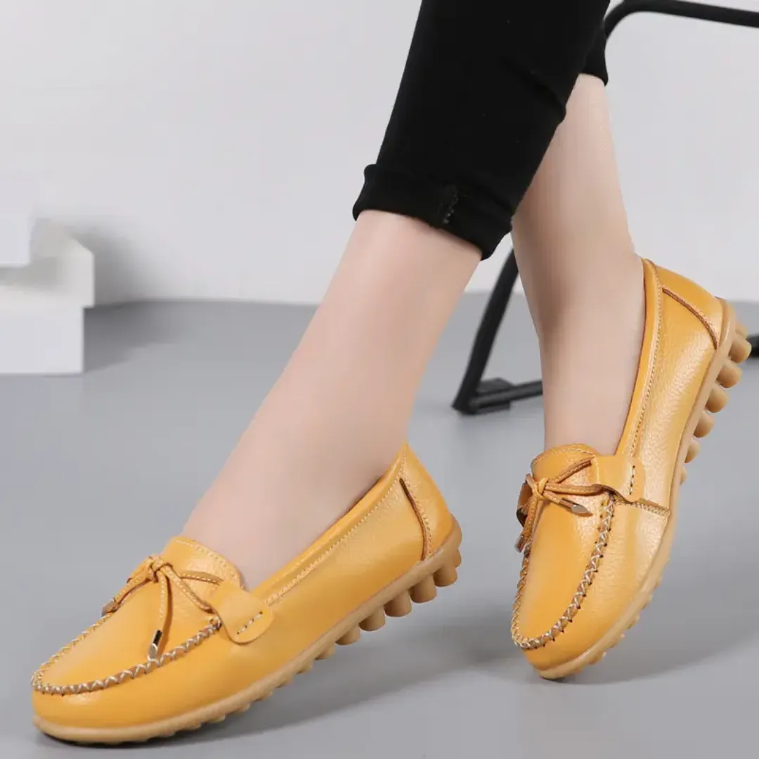 Mocassins Femme Printemps/Été - Chaussures Plates en Cuir PU, Confort et Style Quotidien