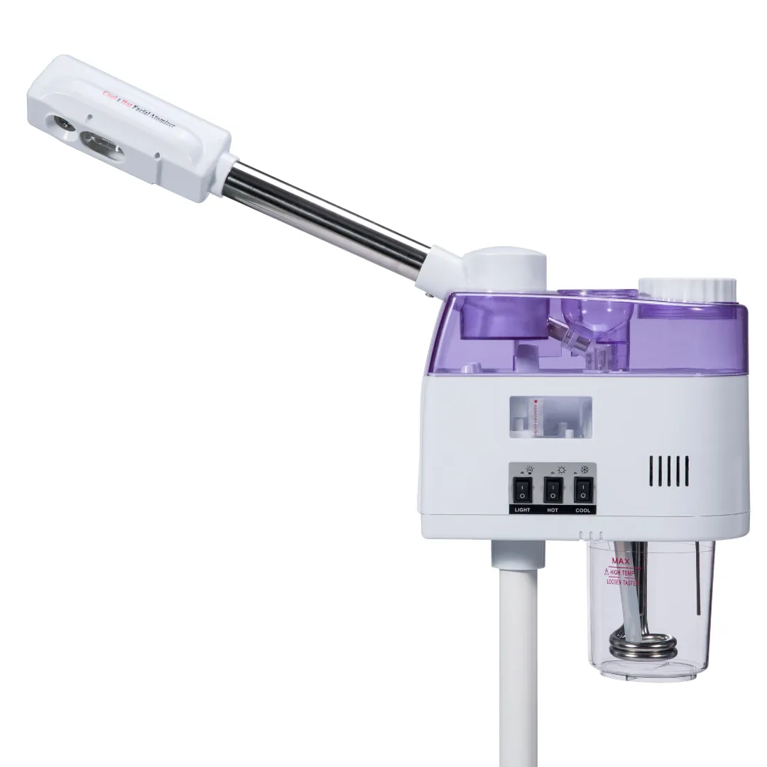 Vaporisateur Facial Professionnel à Vapeur Chaude Nano Ionique - Appareil de Soin du Visage pour Salon de Beauté