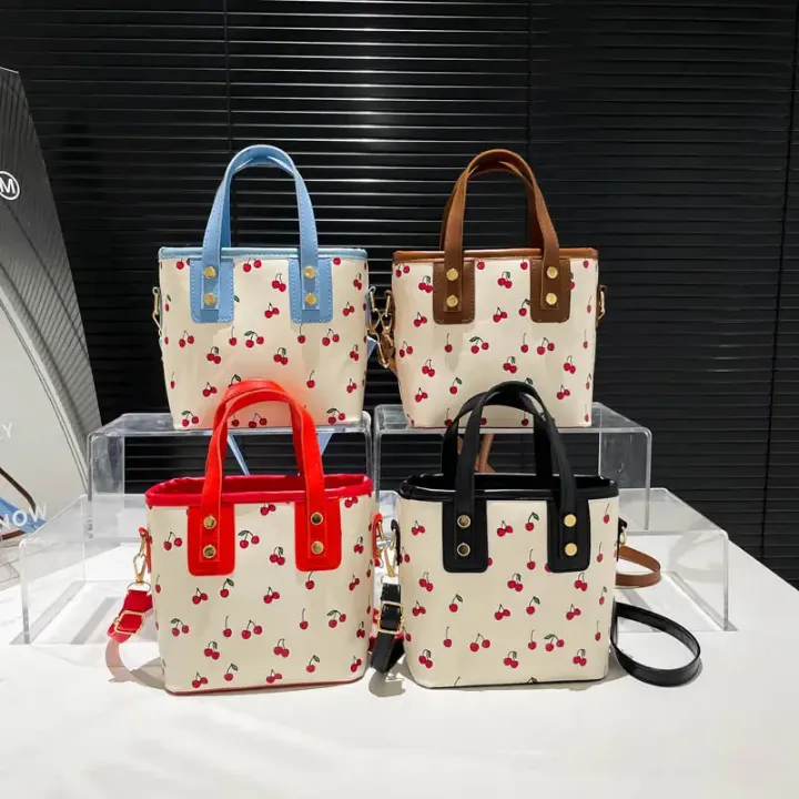 2025 été à la mode grande capacité bandoulière seau sac PU matériel Polyester à la mode