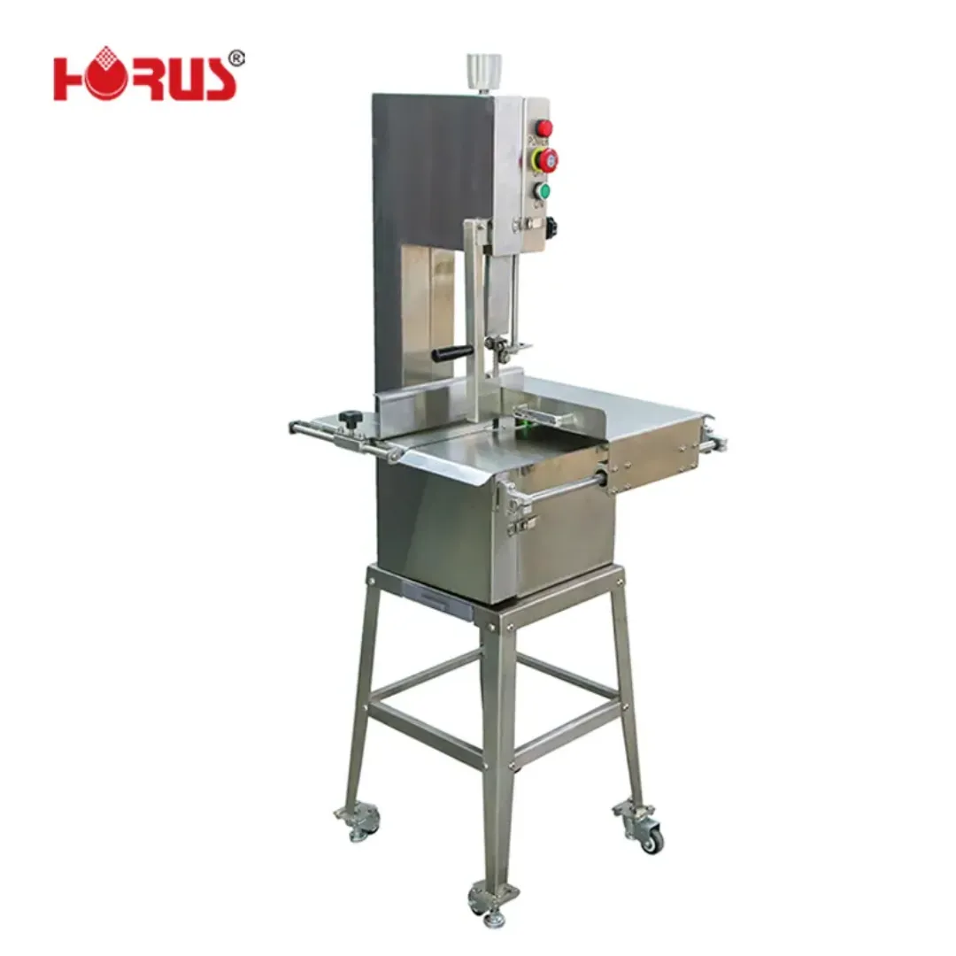 Scie Électrique Professionnelle HR-280 pour Viande et Os - 1500W - Lame 1770mm - Acier Inoxydable