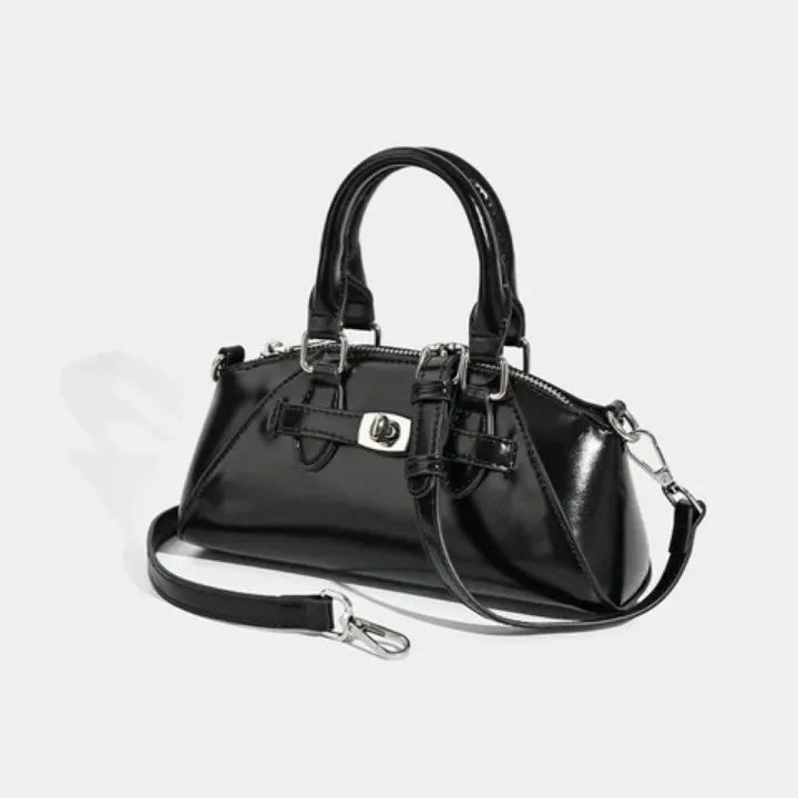 Sac à Main Brillant en Simili Cuir Verni - Style Tendance et Original