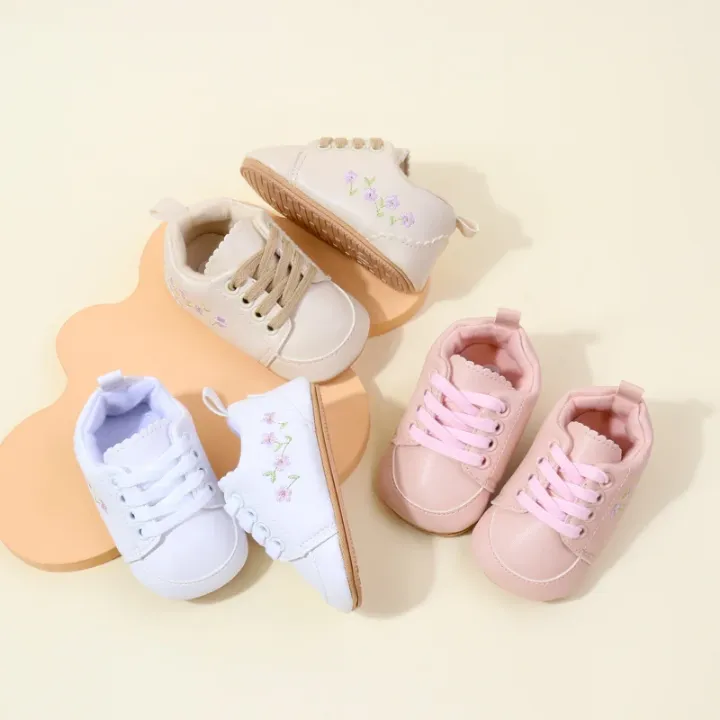 Chaussures Bébé Fille en Cuir Souple