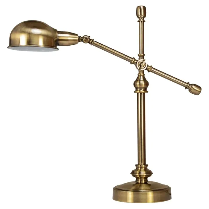 Lampe Bronze Antique avec Bras Ajustable - TQ22012B