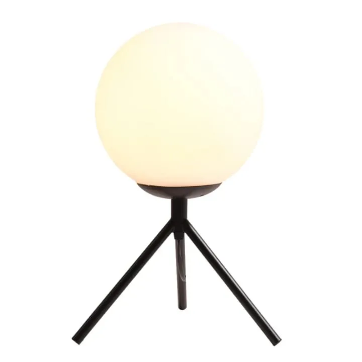Lampe Trépied Globe Verre & Métal – TQ22035
