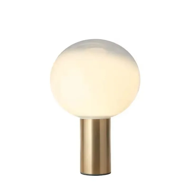 Lampe Globe Verre Cognac / Gris – TQ22049L