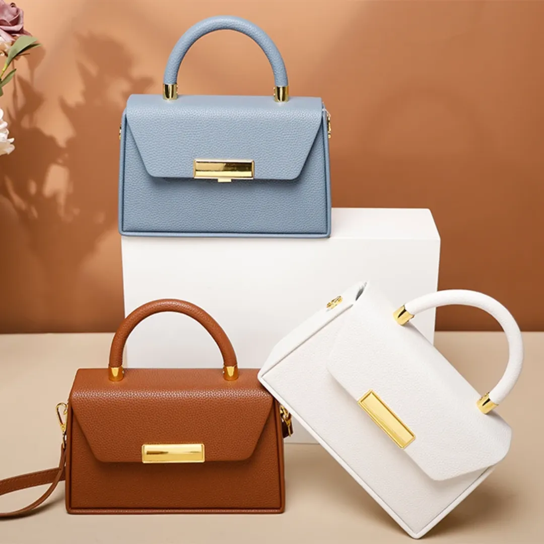 Sac à main femme 2024 – Élégant, tendance et structuré avec bandoulière amovible – Format compact, finition haut de gamme