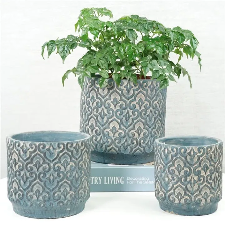 Pot Fleur Marine + Plante Artificielle